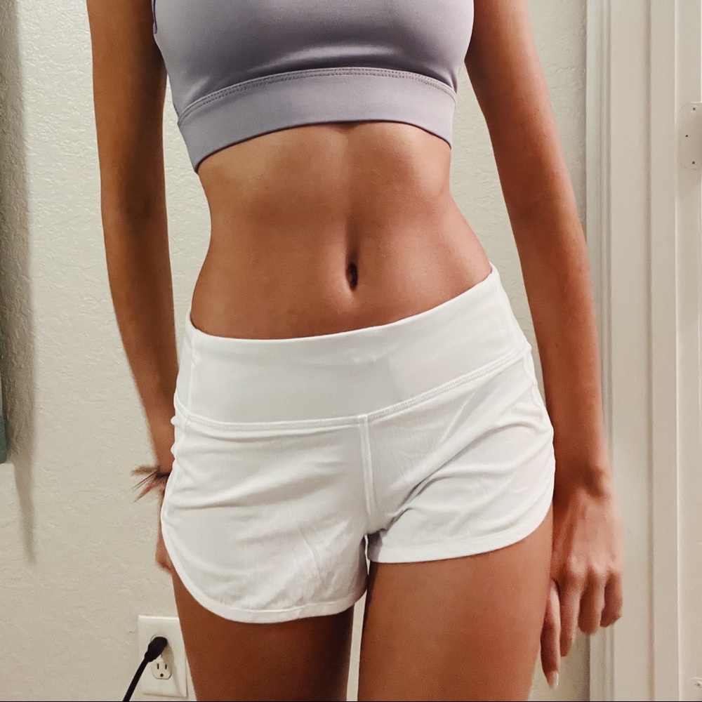 XS White athletic shorts